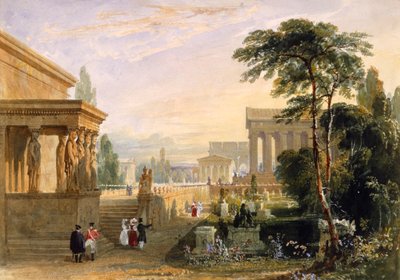 The Proposed Grand National Cemetery, 1830 by Francis Goodwin